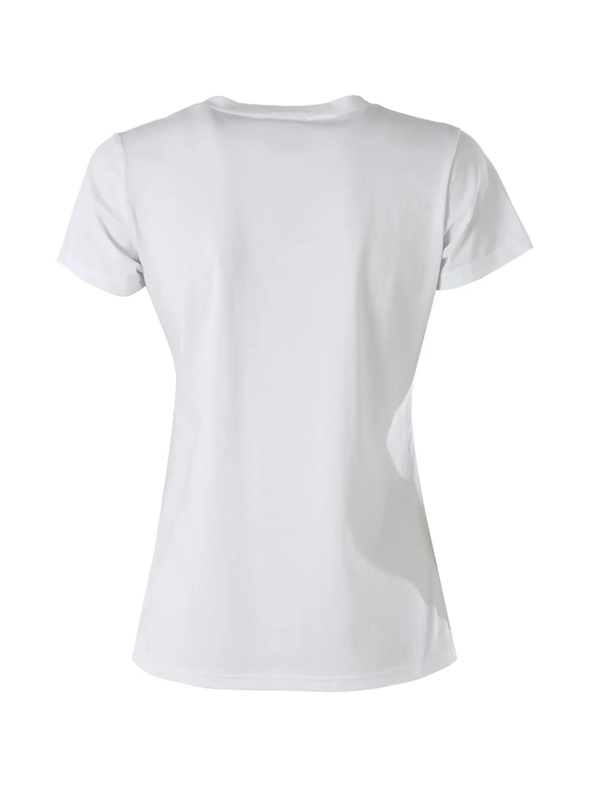 Essenziale Milano T-shirt girocollo da donna in cotone - bianco