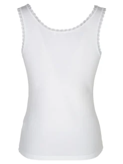Esse Speroni Canotta donna in cotone modal con pizzo
