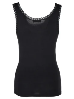 Esse Speroni Canotta donna in cotone modal con pizzo