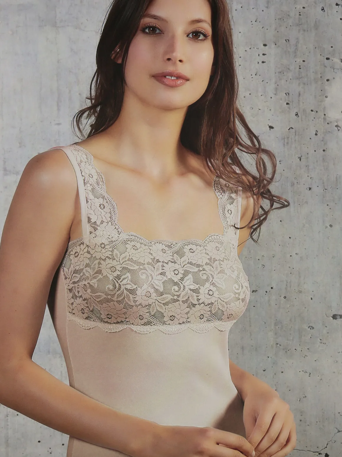 Esse Speroni Canotta intima donna con pizzo