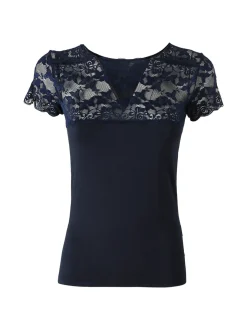 Esse Speroni Maglia manica corta donna con pizzo