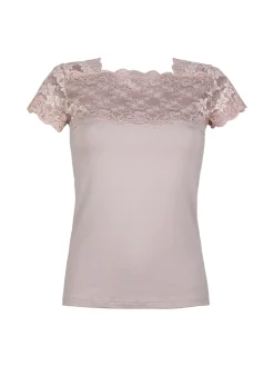 Esse Speroni Maglia manica corta donna con pizzo