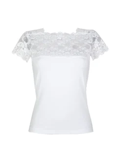 Esse Speroni Maglia manica corta donna con pizzo