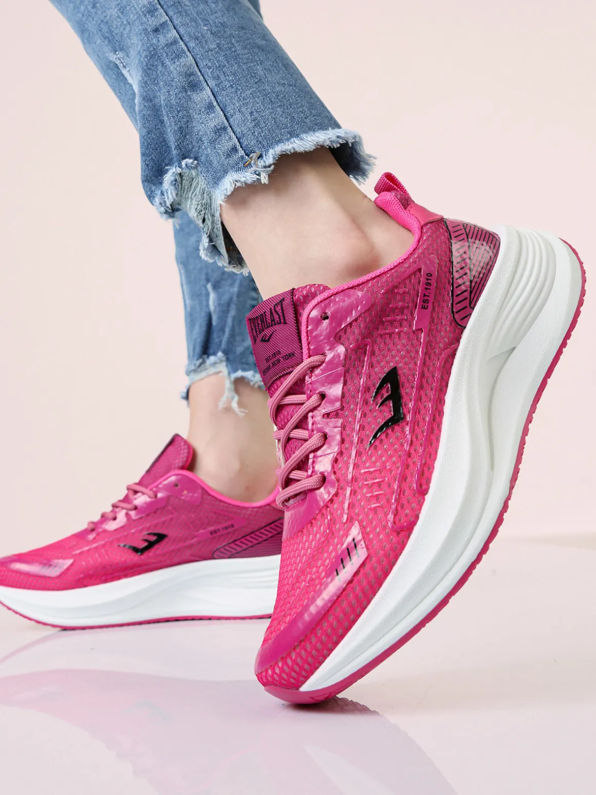 Everlast Sneakers sportive da donna con lacci - fucsia