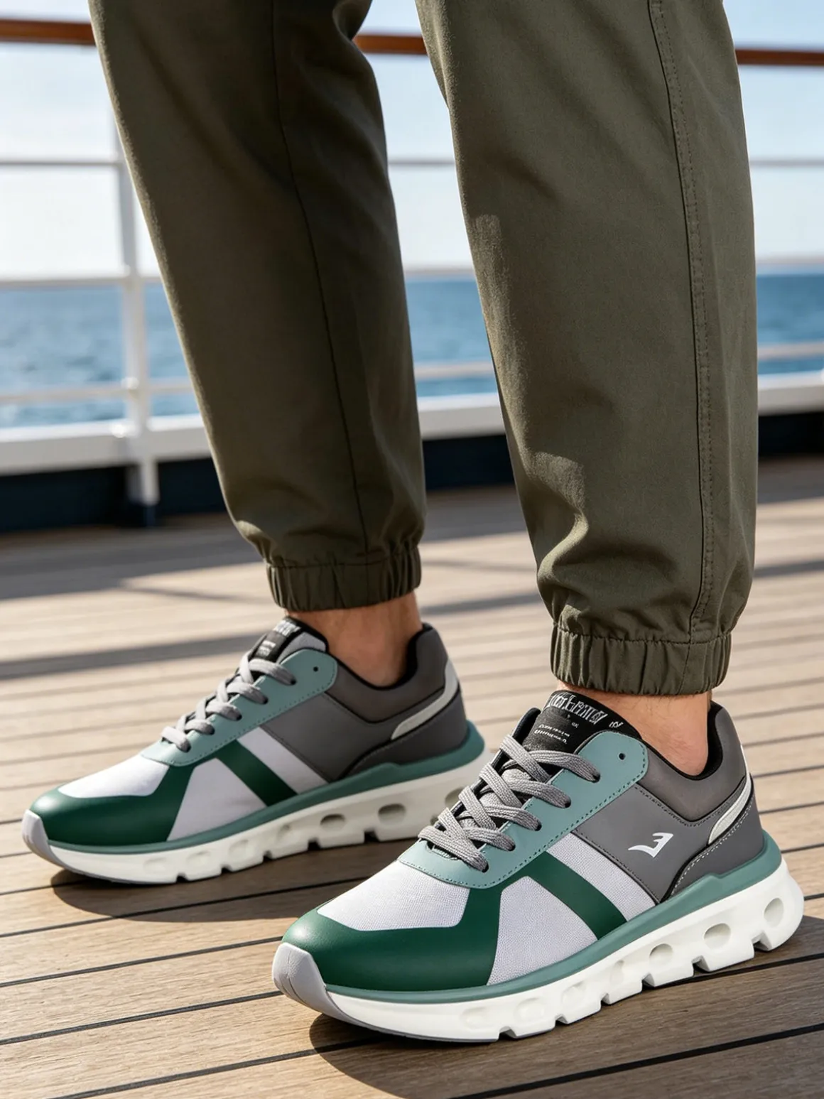 Everlast Sneakers sportive da uomo stringate - verde