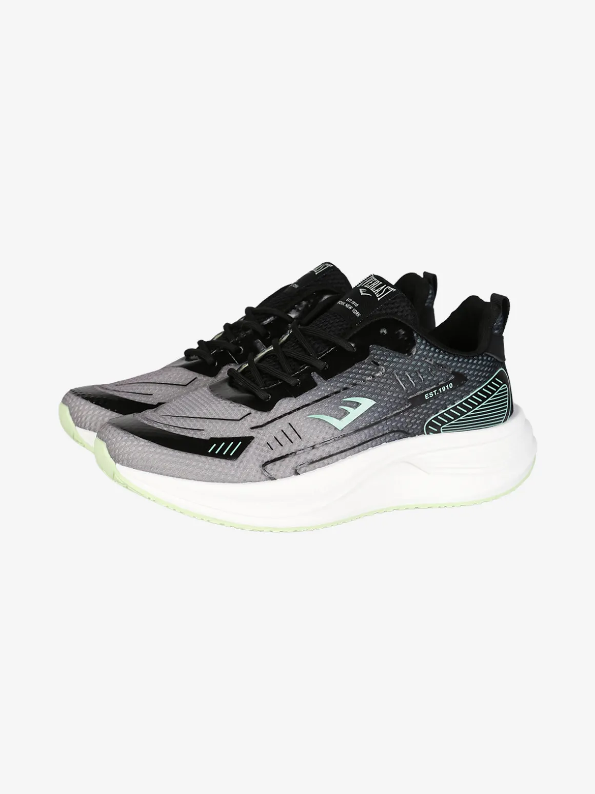 Everlast Sneakers sportive da uomo con lacci - nero