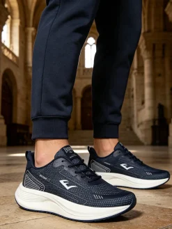 Everlast Sneakers sportive da uomo con lacci - blu scuro