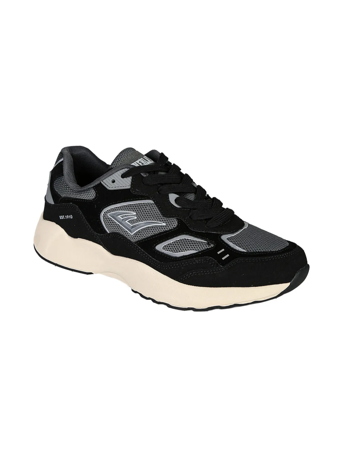 Everlast Sneakers sportive da uomo con suola alta - nero