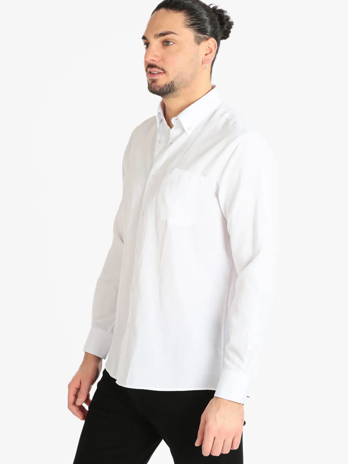 Fabio Galanti Camicia classica da uomo con taschino