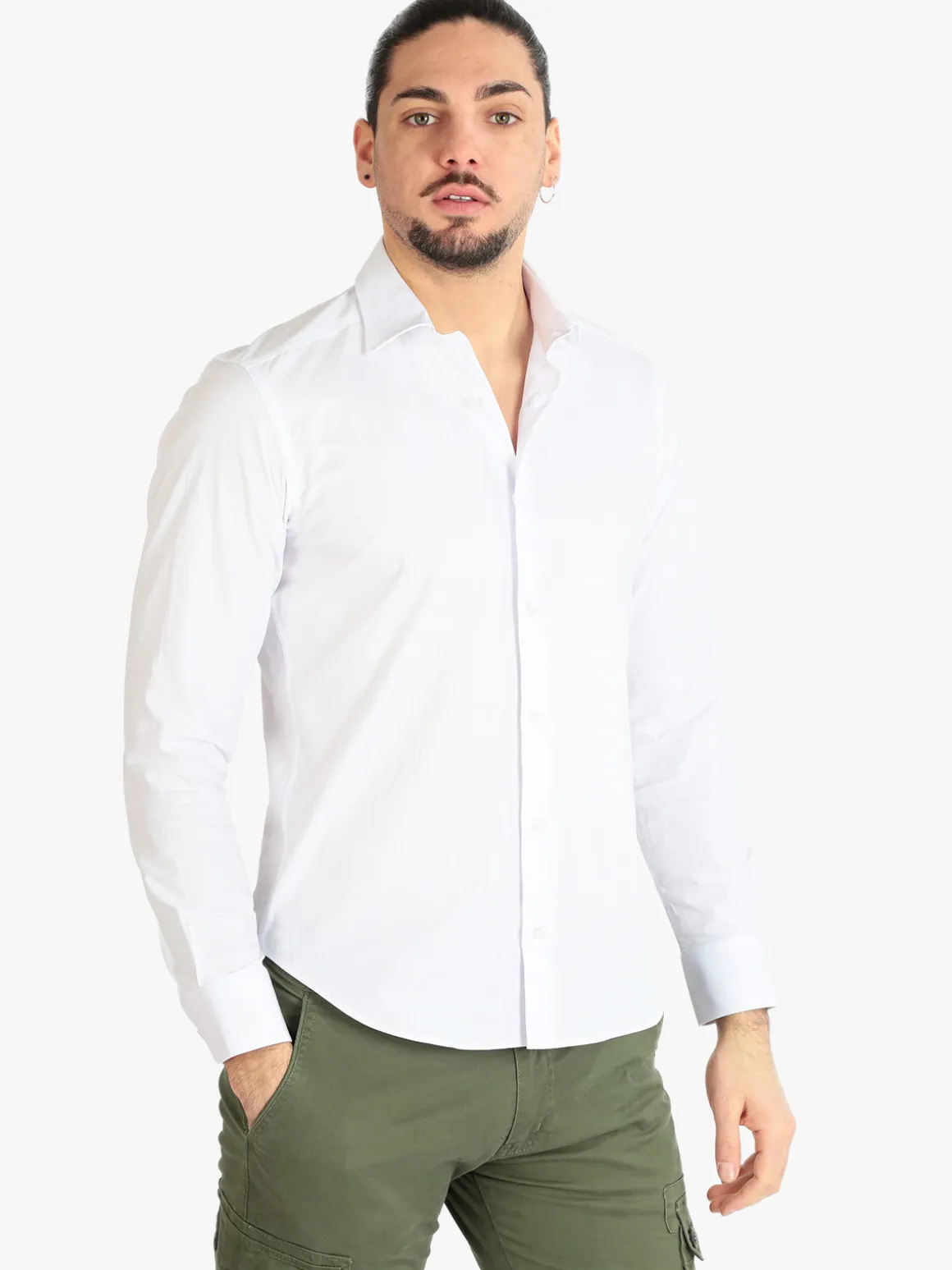 Fabio Galanti Camicia classica da uomo slim fit