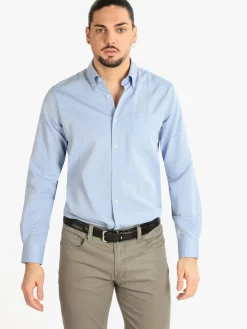 Fabio Galanti Camicia classica da uomo con taschino