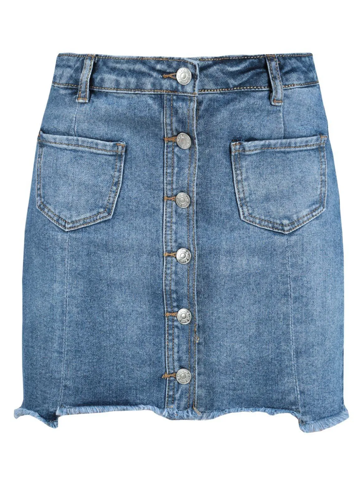 Farfallina Gonna di jeans con bottoni