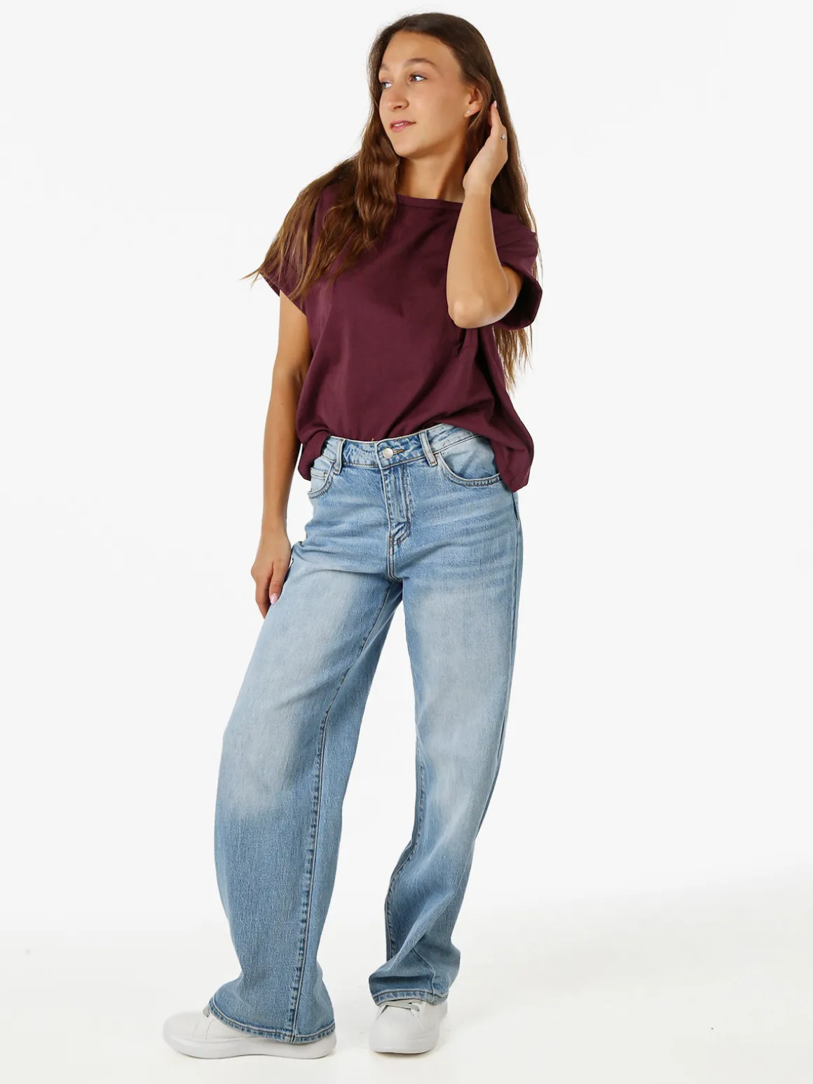 Farfallina Jeans donna baggy push up - jeans