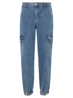 Farfallina Jeans donna cargo con tasconi