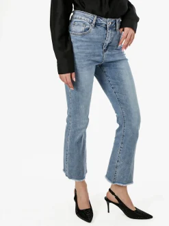 Farfallina Jeans donna crop a zampa - jeans