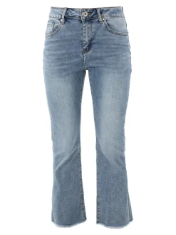 Farfallina Jeans donna crop a zampa - jeans