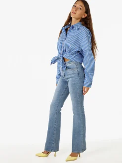 Farfallina Jeans donna flare a vita alta - jeans