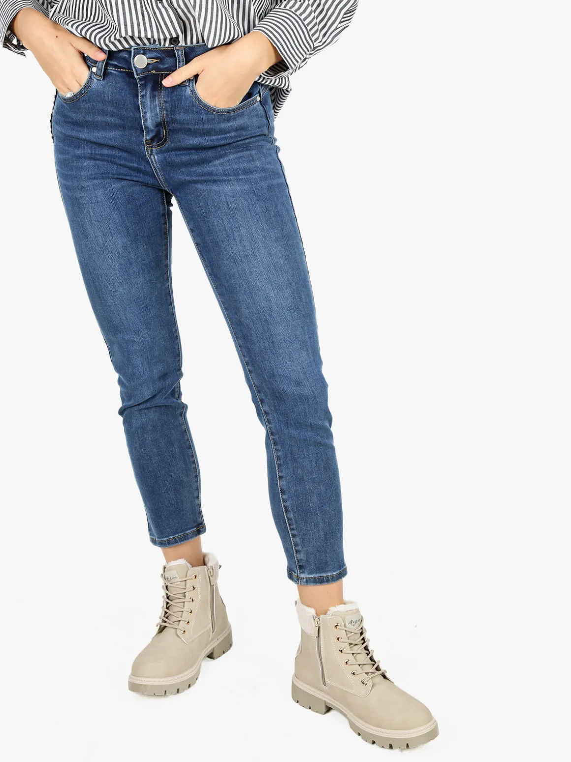 Farfallina Jeans donna push-up a vita alta - jeans