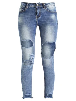 Farfallina Jeans skinny strappati