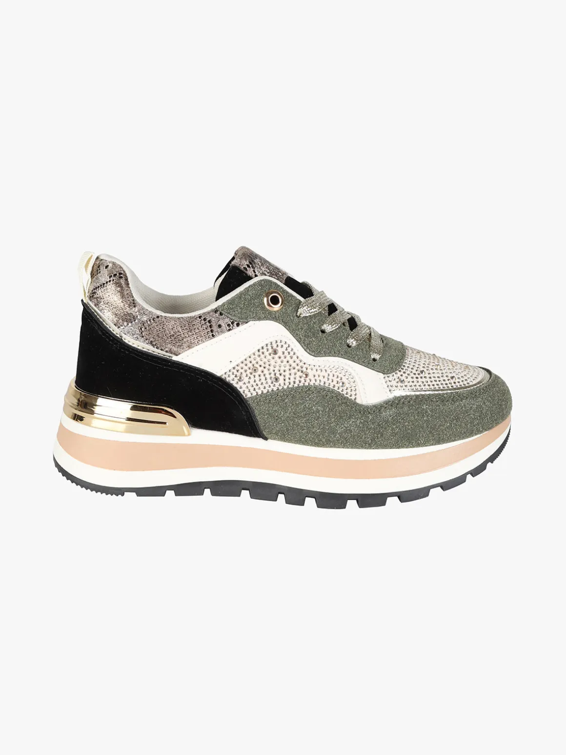 Fashion&Bella Sneakers donna multicolore con strass