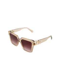 Fashion Eyewear Occhiali da sole quadrati da donna - champagne