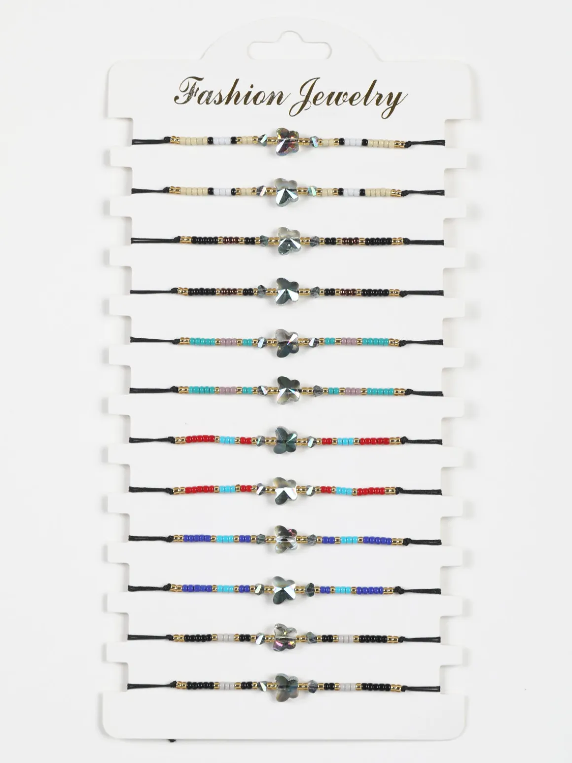 Fashion Jewelry Bracciale in corda con perline