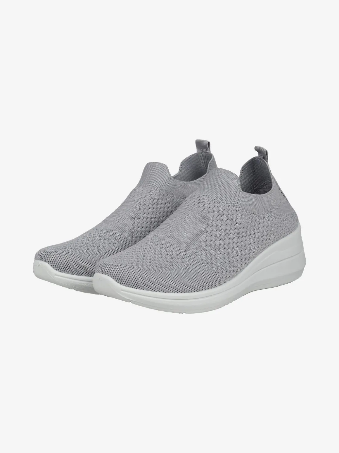 Fashion Sneakers donna slip on con zeppa
