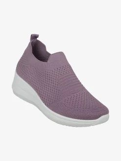 Fashion Sneakers donna slip on con zeppa