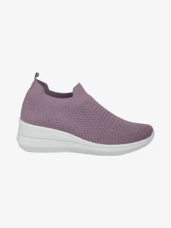 Fashion Sneakers donna slip on con zeppa