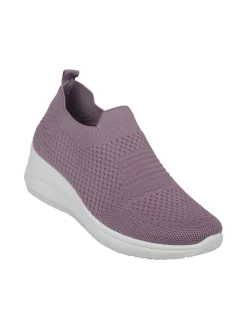 Fashion Sneakers donna slip on con zeppa