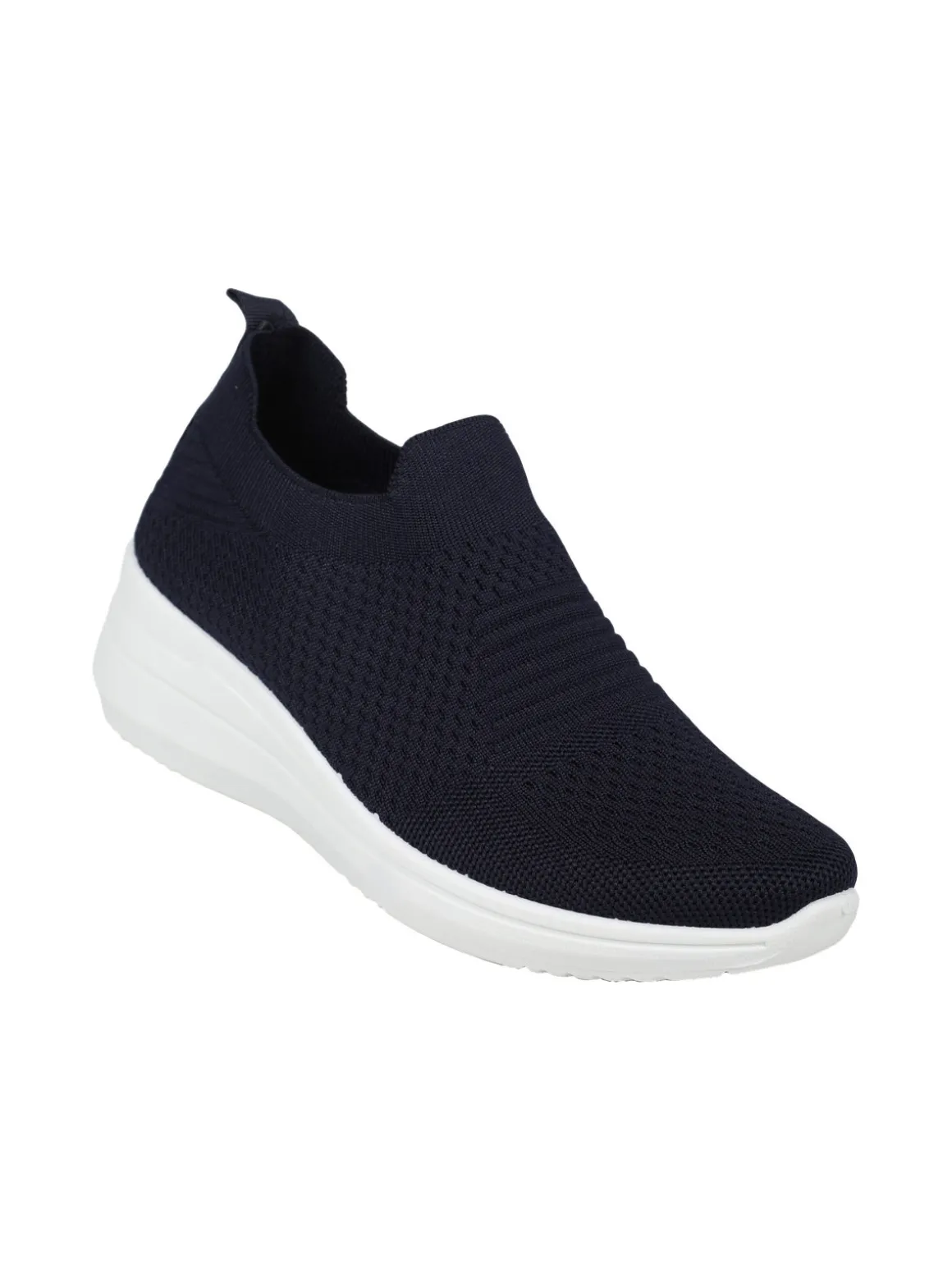 Fashion Sneakers donna slip on con zeppa