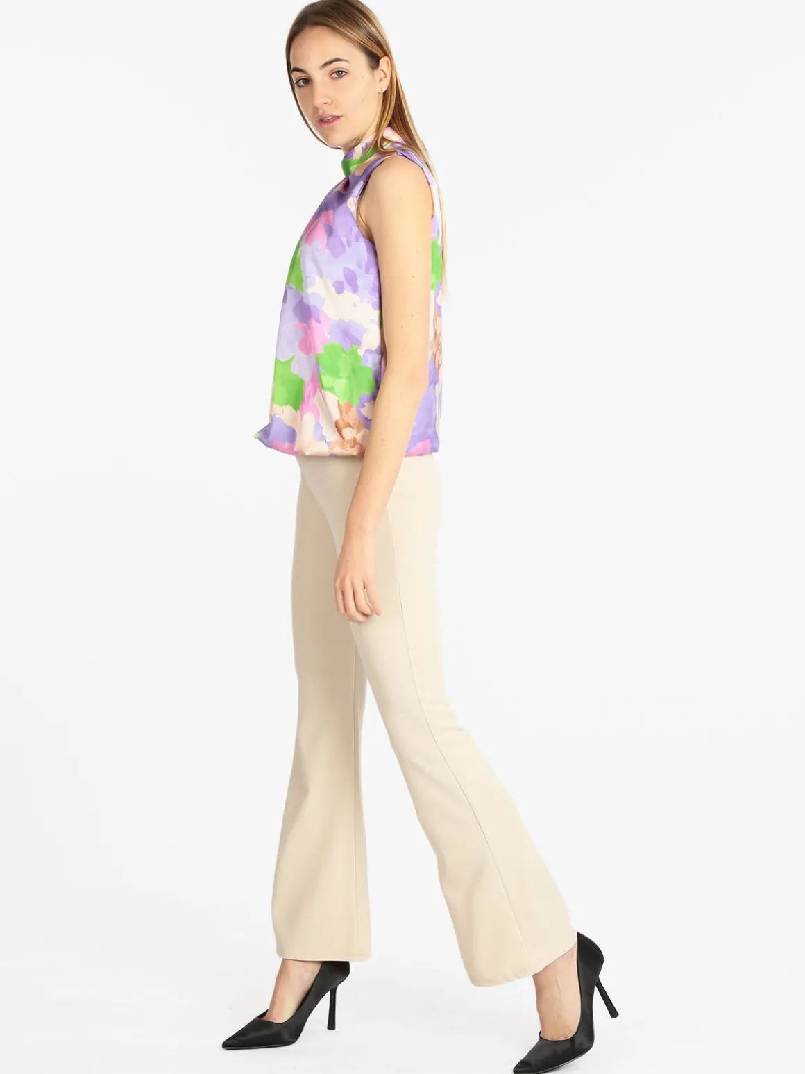 Fashion Station Pantaloni svasati donna