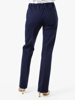 Fast Fashion Completo elegante da donna con blazer e pantaloni con finale a zampa - blu