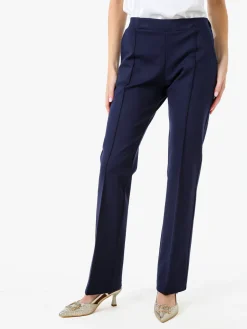 Fast Fashion Completo elegante da donna con blazer e pantaloni con finale a zampa - blu
