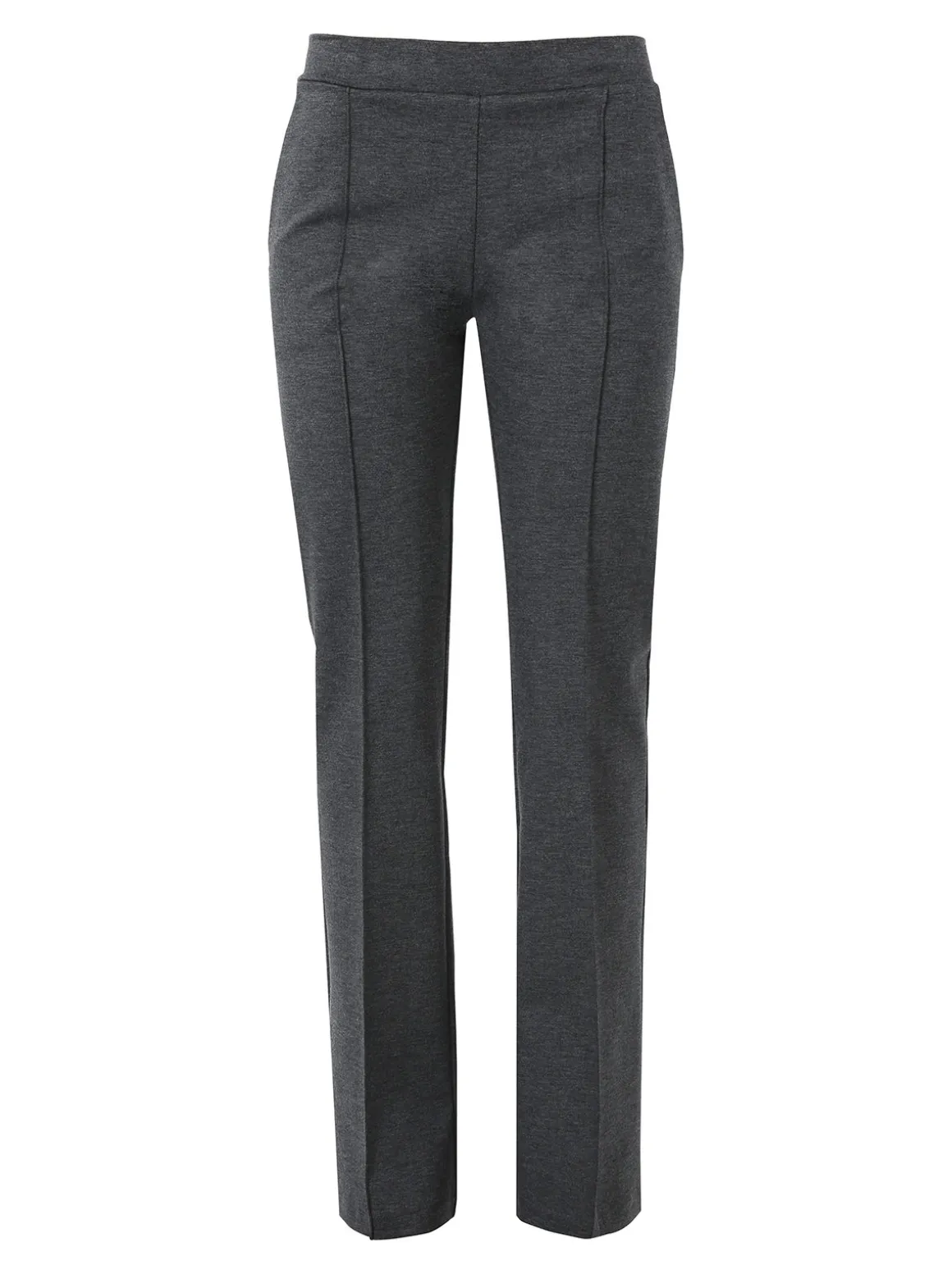 Fast Fashion Completo elegante da donna con blazer e pantaloni con finale a zampa - grigio