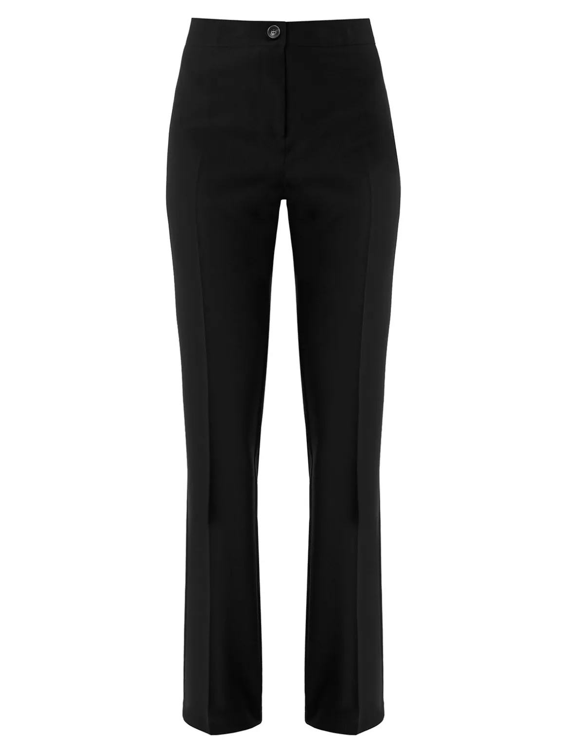 Fast Fashion Completo elegante da donna con blazer a doppiopetto e pantaloni a gamba dritta - nero
