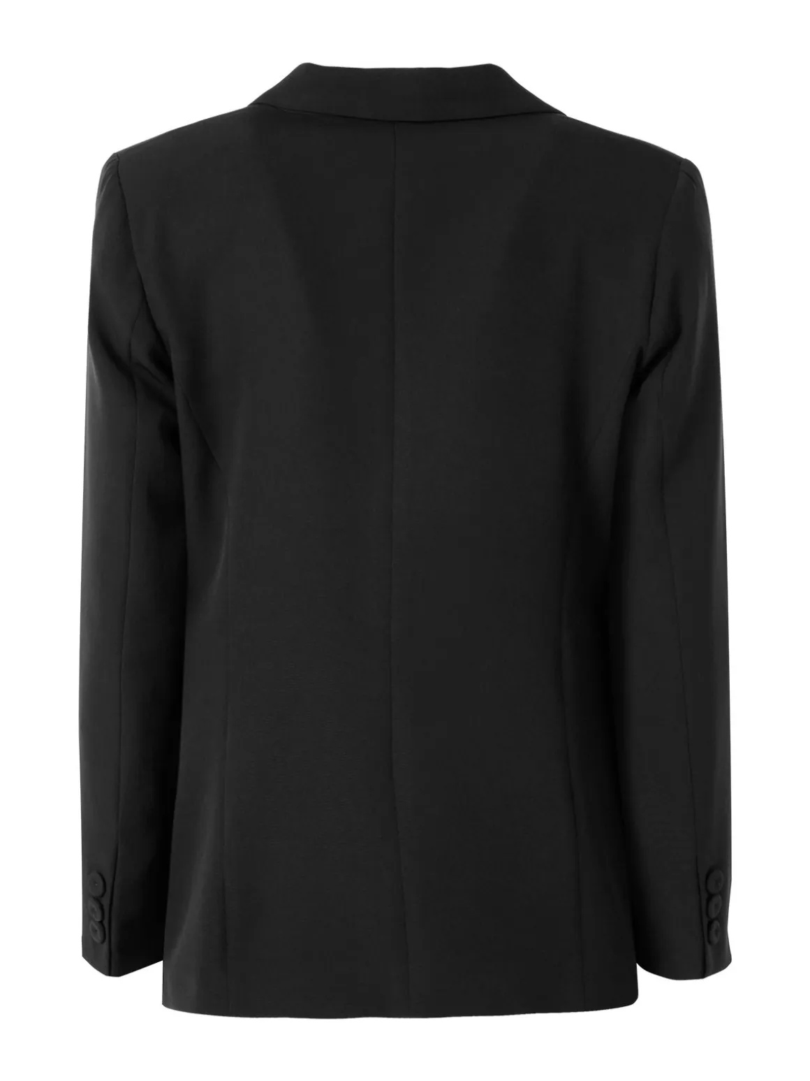 Fast Fashion Completo elegante da donna con blazer e pantaloni a gamba dritta - nero