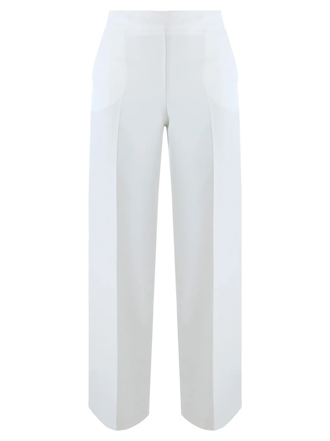 Fast Fashion Completo elegante da donna con blazer e pantaloni a gamba larga - panna