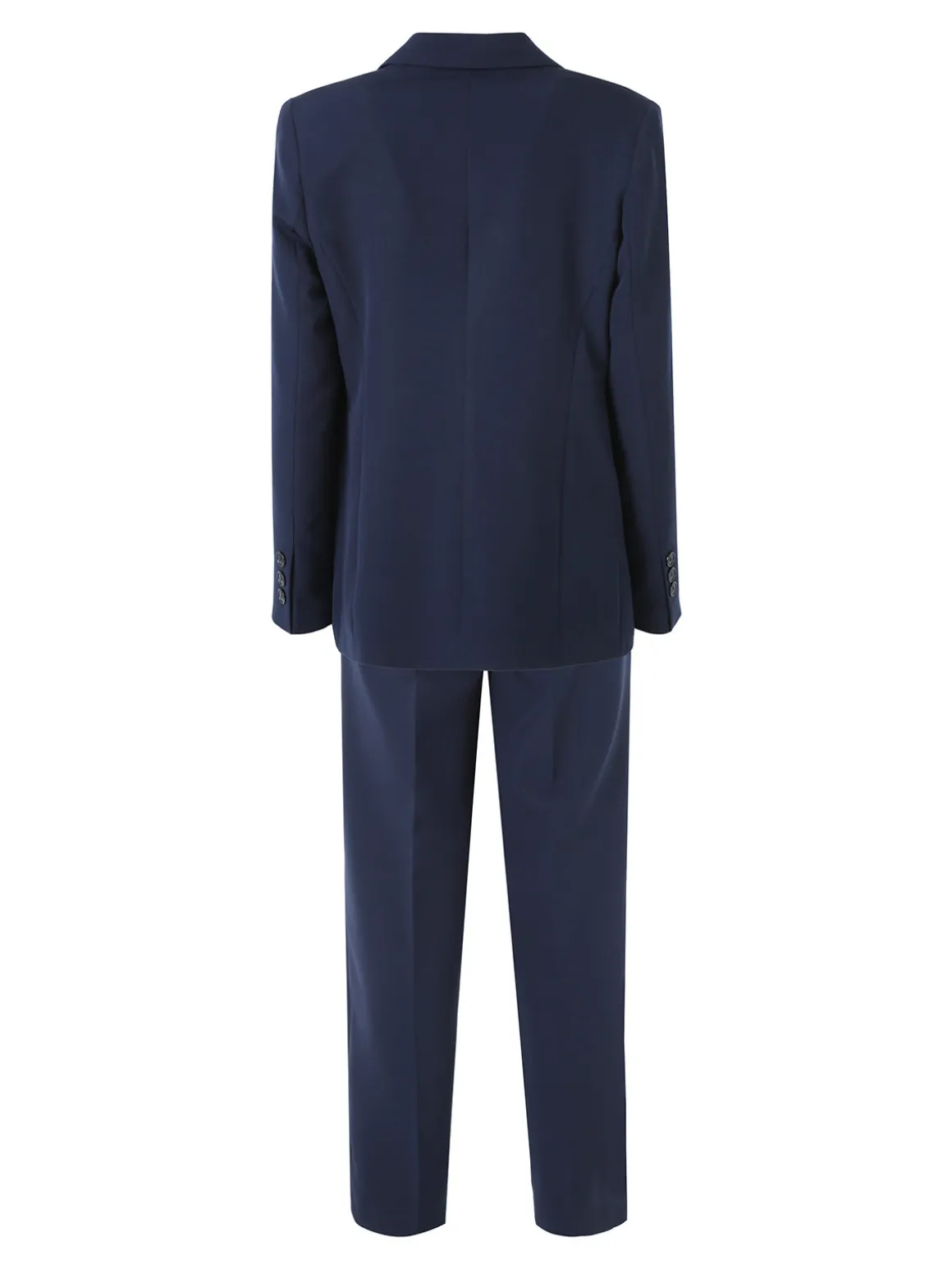 Fast Fashion Completo elegante da donna con blazer e pantaloni a gamba larga - blu
