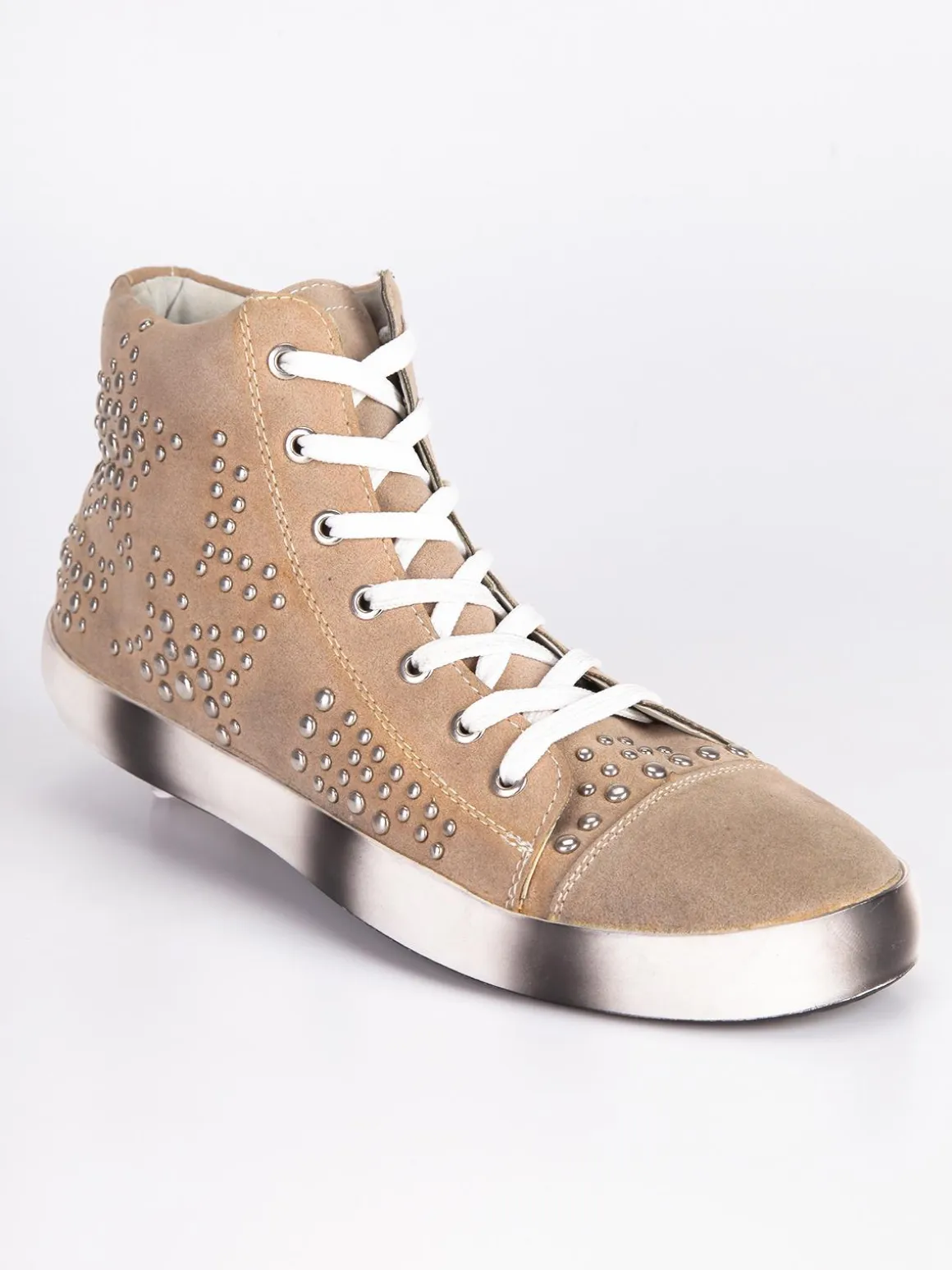Faxter Sneakers stringate con borchie