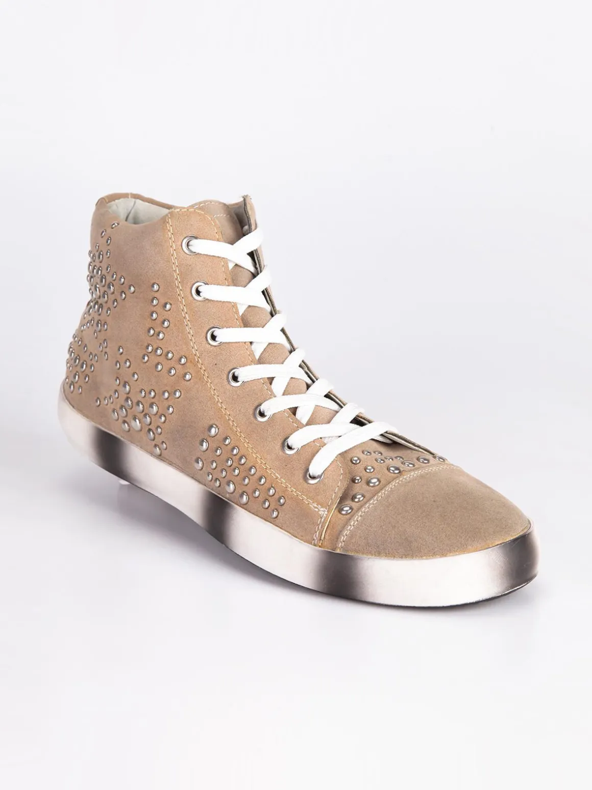Faxter Sneakers stringate con borchie