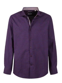 Fb Camicia slim fit da uomo a quadri