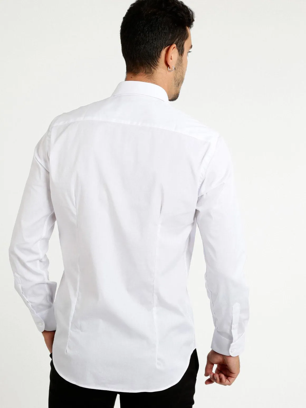 Fb Camicia slim stretch da uomo