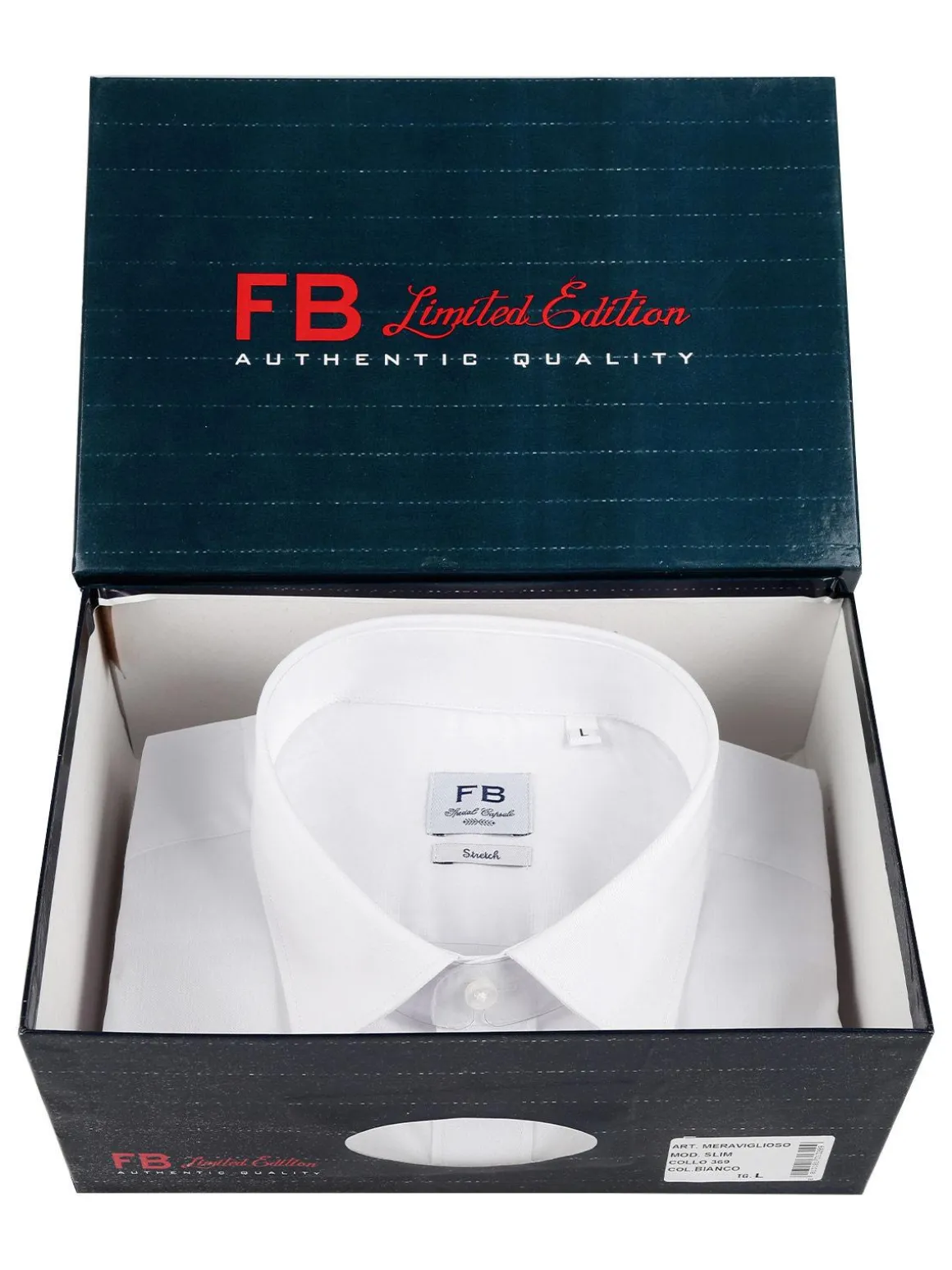 Fb Camicia slim stretch da uomo