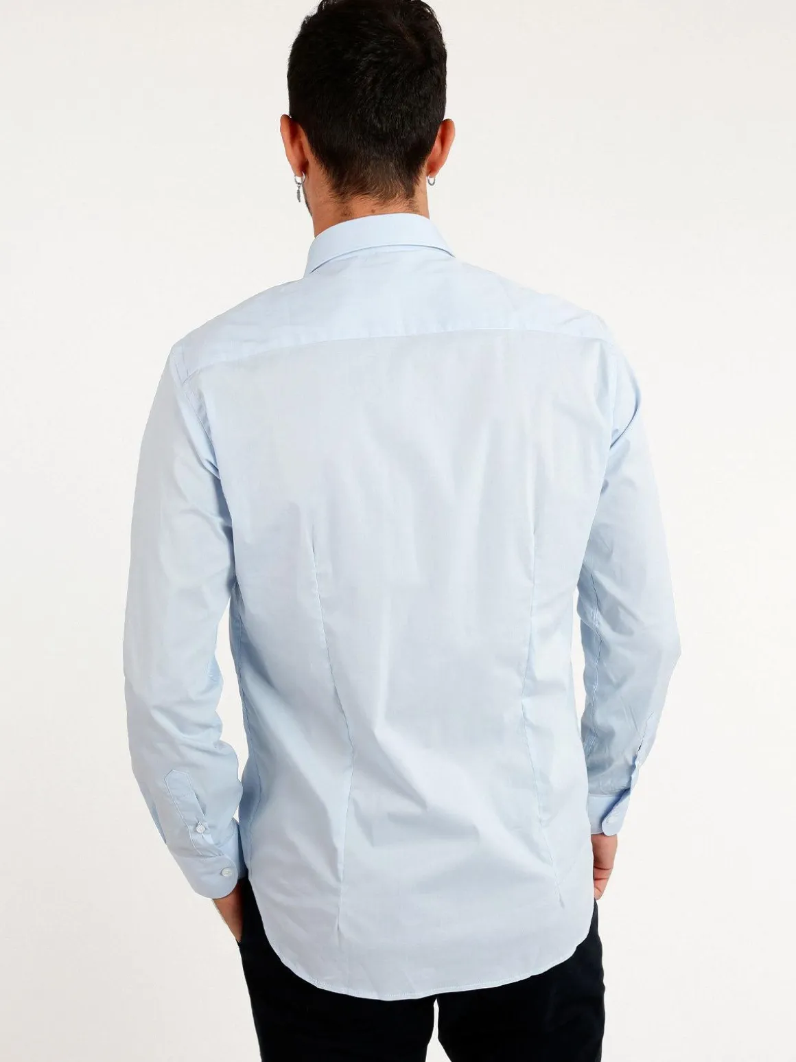 Fb Camicia slim stretch da uomo
