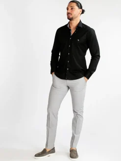Fb Camicia uomo slim fit a maniche lunghe