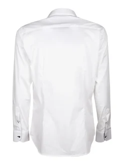 Fb Camicia uomo slim fit a maniche lunghe