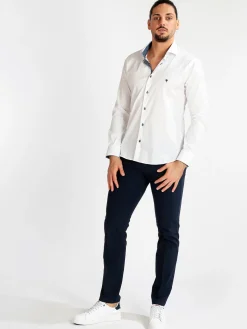 Fb Camicia uomo slim fit a maniche lunghe