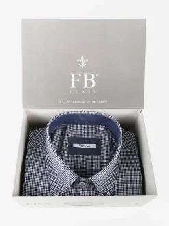 Fb Camicia uomo slim fit manica lunga