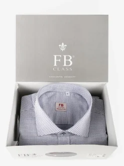 Fb Camicia uomo slim fit manica lunga